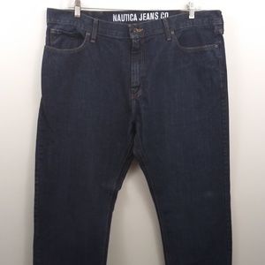 Nautica Dark Wash Relaxed Fit Jeans 40X34